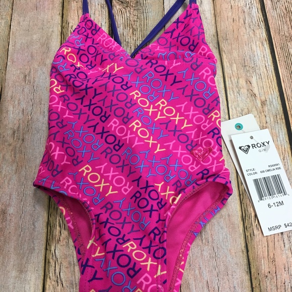 Roxy Other - Pink Roxy One-Piece Swimsuit 6-12Mo